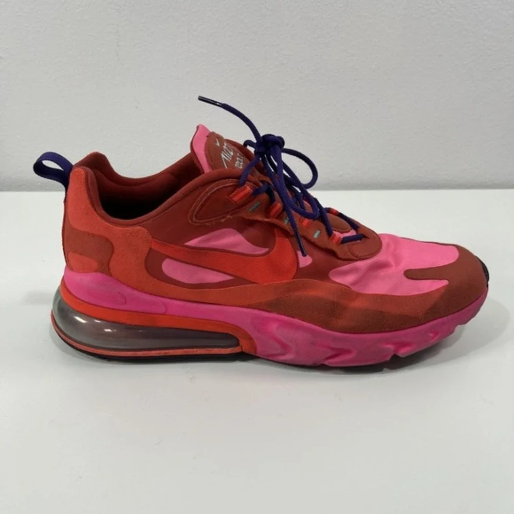 Nike React Air 70 Mystic Red Pink Blast Running Shoe Men's US 13‎